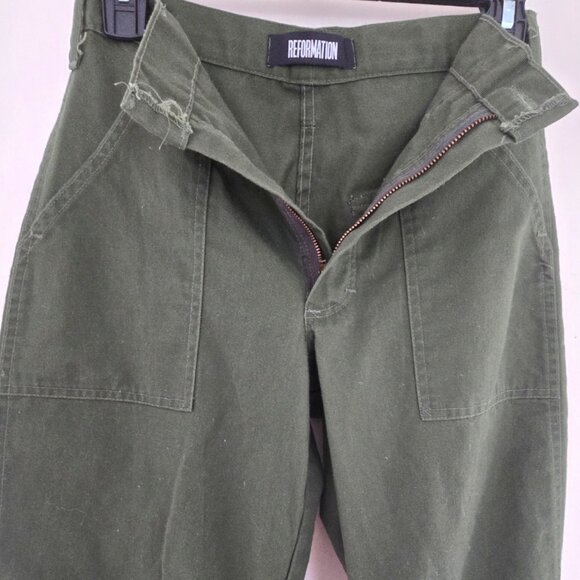 Reformation Army Green Pants - Picture 4 of 10